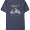 * Fifth Sun Men'S Rather Be Short Sleeve Crew T-Shirt Navy Heather New