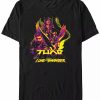 * Fifth Sun Men'S Marvel Likeness Thor Movie 4 Thunder Character Pyramid Short Sleeve T-Shirt Black New