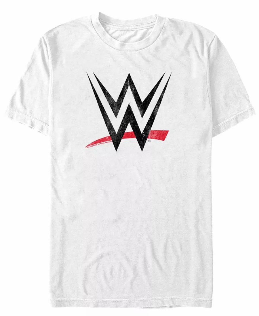 * Fifth Sun Men'S Wwe Logo Short Sleeve T-Shirt White Clearance