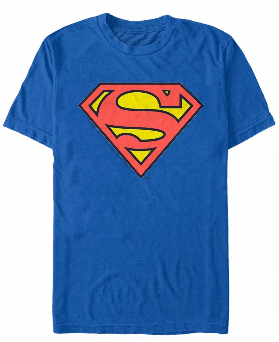 * Fifth Sun Dc Men'S Classic Superman Logo Short Sleeve T-Shirt Royal Wholesale