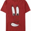 * Fifth Sun Men'S Mr. Krabs Big Face Short Sleeve Crew T-Shirt Red Clearance