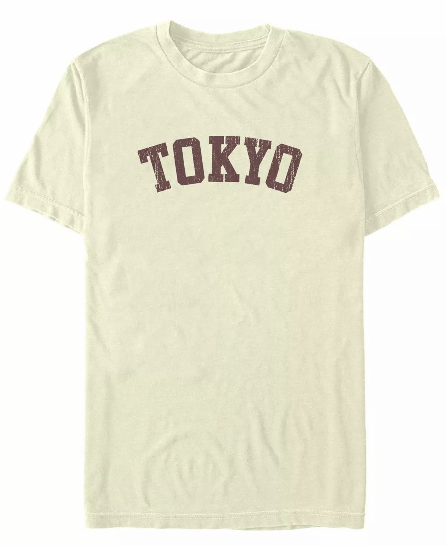 * Fifth Sun Men'S Tokyo Short Sleeve Crew T-Shirt Natural Hot