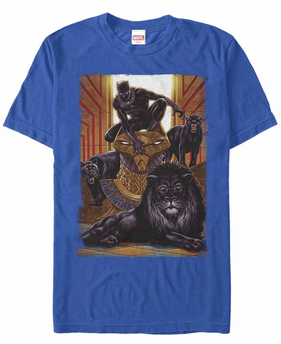 * Fifth Sun Men'S King Panther Short Sleeve Crew T-Shirt Royal Best