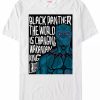 * Fifth Sun Marvel Men'S Black Panther The World Is Changing Short Sleeve T-Shirt White Clearance