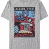 * Fifth Sun Men'S Join Autobots Short Sleeve Crew T-Shirt Athletic Heather Wholesale