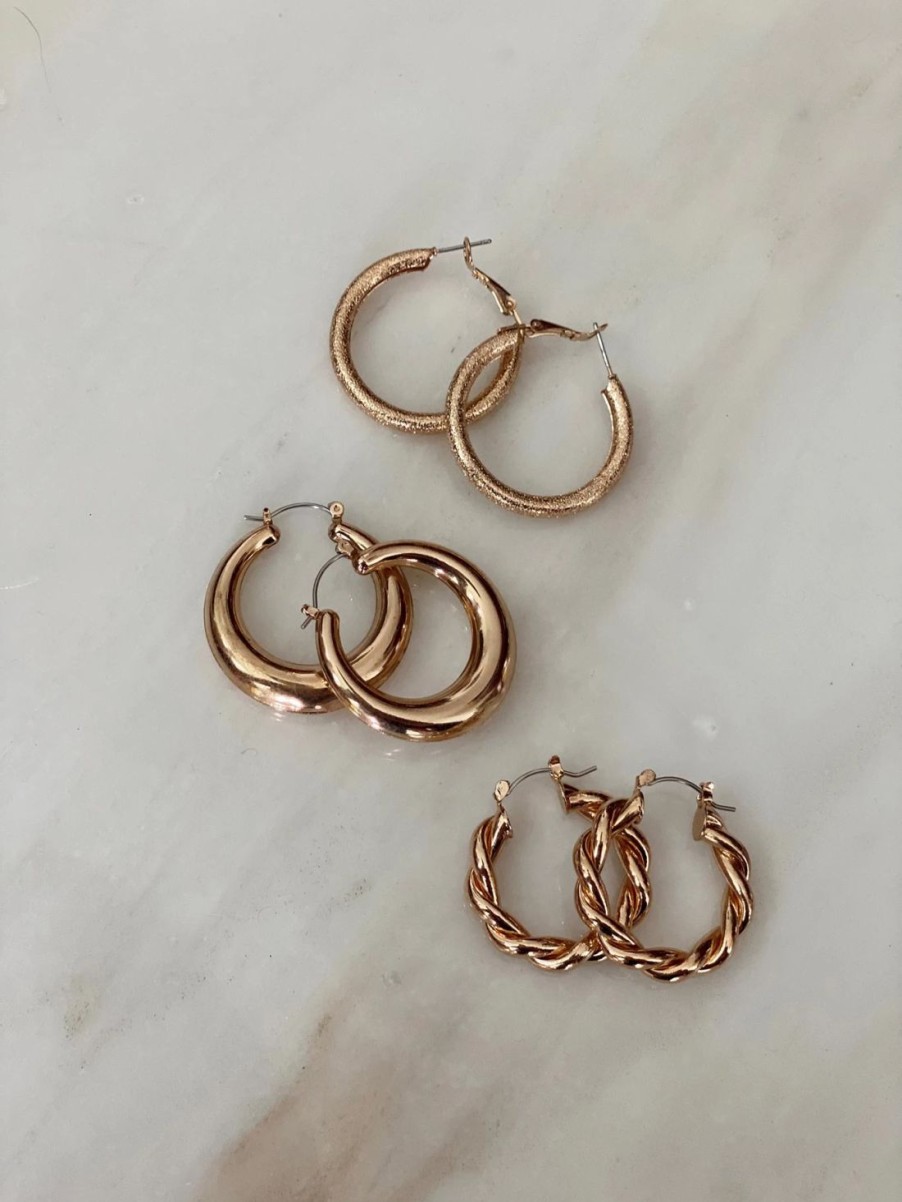 * Princess Polly Lower Impact Ciara Earring Set Gold Wholesale