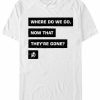 * Fifth Sun Marvel Men'S Avengers Endgame Where Do We Go Quote, Short Sleeve T-Shirt White Clearance