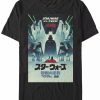 * Fifth Sun Men'S Empire Strikes Back Japanese Poster Short Sleeve Crew T-Shirt Black Wholesale