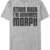 * Fifth Sun Men'S I'M Morphing Short Sleeve Crew T-Shirt Heather Gray Wholesale