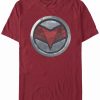 * Fifth Sun Men'S Falcon Logo Short Sleeve Crew T-Shirt Cardinal Hot