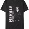 * Fifth Sun Men'S Neville Longbottom Short Sleeve Crew T-Shirt Black Wholesale