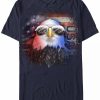 * Fifth Sun Men'S Rock Eagle Short Sleeve Crew T-Shirt Navy Best