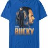 * Fifth Sun Marvel Men'S Avengers Infinity War Bucky The Winter Solider Pop Art Posed Profile Short Sleeve T-Shirt Royal Wholesale