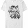 * Fifth Sun Dc Men'S Justice League Group Sketch Short Sleeve T-Shirt White Wholesale