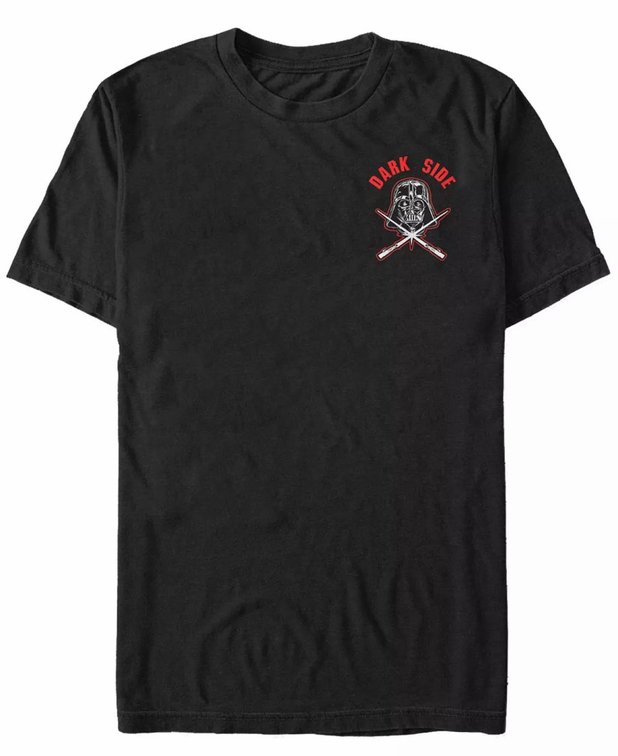 * Fifth Sun Ar Wars Men'S Vader Dark Side Logo Short Sleeve T-Shirt Black Hot