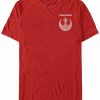 * Fifth Sun Ar Wars Men'S Rebel Straight Logo And Icon Short Sleeve T-Shirt Red Wholesale