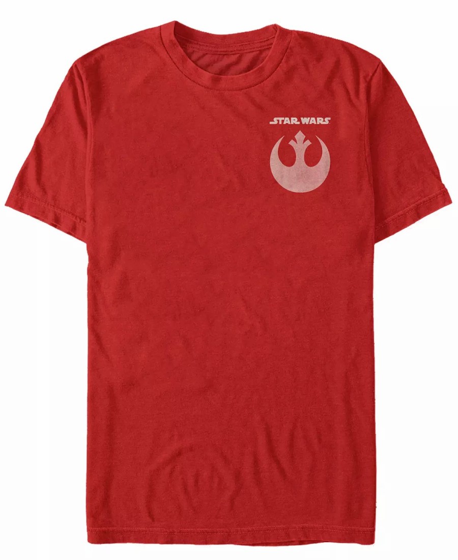 * Fifth Sun Ar Wars Men'S Rebel Straight Logo And Icon Short Sleeve T-Shirt Red Wholesale