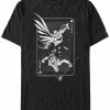 * Fifth Sun Dc Men'S Batman And Joker Playing Card Short Sleeve T-Shirt Black New