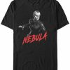 * Fifth Sun Marvel Men'S Avengers Endgame Nebula Grayscale Portrait, Short Sleeve T-Shirt Black Wholesale