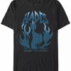 * Fifth Sun Men'S Hades Flames Short Sleeve Crew T-Shirt Black New