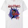 * Fifth Sun Marvel Men'S Spider-Man Into The Spiderverse Miles Morales Graffiti Logo Short Sleeve T-Shirt White Best