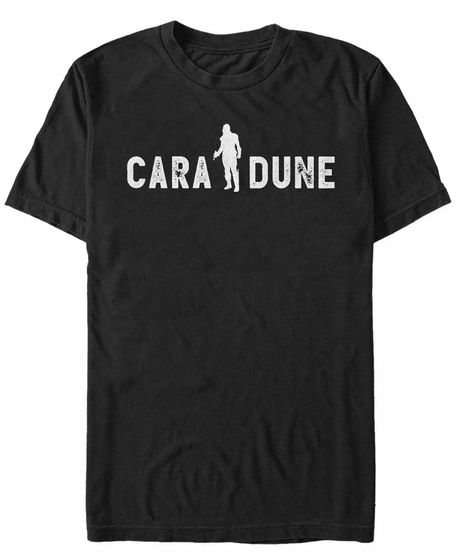 * Fifth Sun Ar Wars The Mandalorian Cara Dune Silhouette Short Sleeve Men'S T-Shirt Black Online