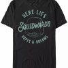 * Fifth Sun Men'S Eulogy For Squidward Short Sleeve Crew T-Shirt Black Clearance