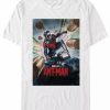 * Fifth Sun Marvel Men'S Ant-Man Movie Poster Short Sleeve T-Shirt White Hot