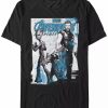 * Fifth Sun Marvel Men'S Avengers Infinity War Fighting Three Poster Short Sleeve T-Shirt Black Best