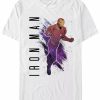 * Fifth Sun Marvel Men'S Avengers Galaxy Painted Ironman Short Sleeve T-Shirt White Best