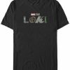 * Fifth Sun Men'S Loki Logo Short Sleeve Crew T-Shirt Black Clearance