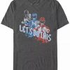 * Fifth Sun Men'S Lets Do This Short Sleeve Crew T-Shirt Charcoal Heather Wholesale