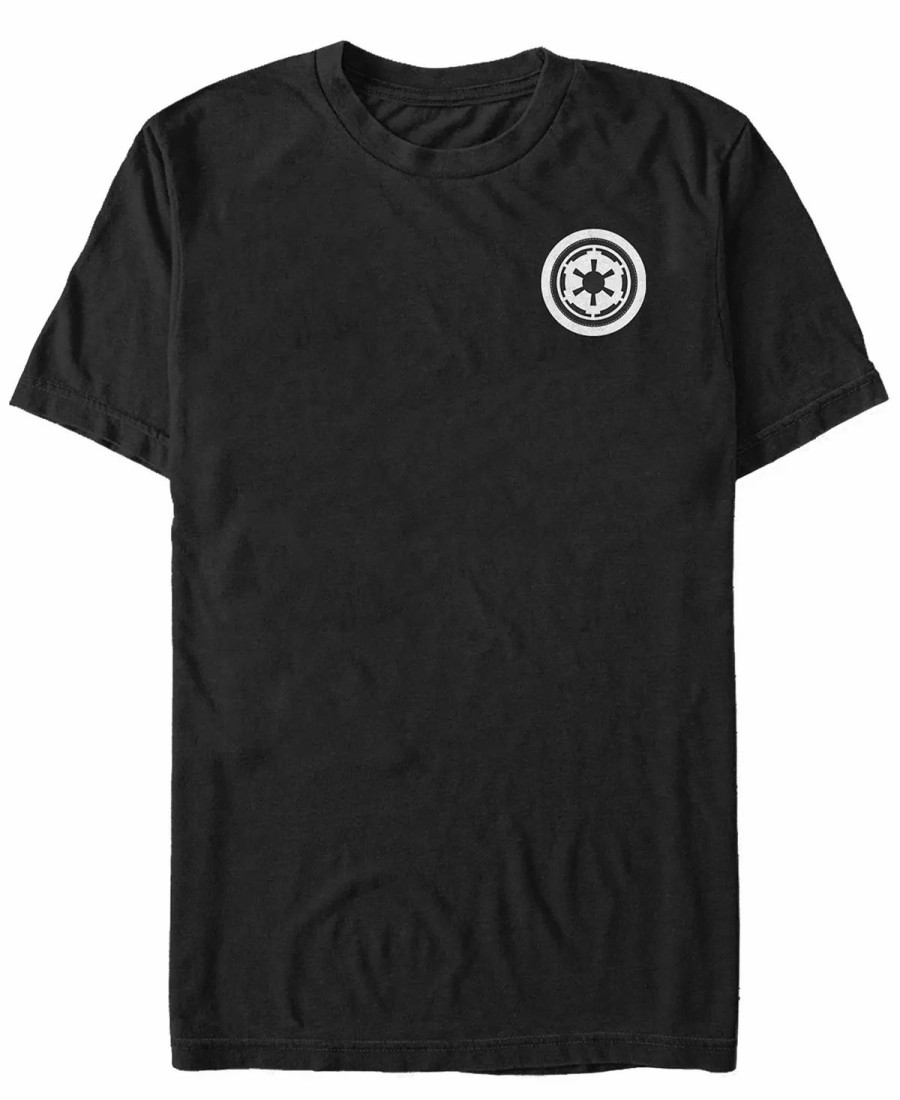 * Fifth Sun Ar Wars Men'S Galactic Empire Symbol Left Chest Short Sleeve T-Shirt Black Best