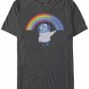 * Fifth Sun Men'S Sadness Rainbow Short Sleeve Crew T-Shirt Charcoal Clearance