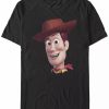 * Fifth Sun Men'S Woody Big Face Short Sleeve Crew T-Shirt Black Best