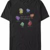 * Fifth Sun Men'S Infinity Stone Short Sleeve Crew T-Shirt Black Hot