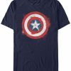 * Fifth Sun Marvel Men'S Avengers Endgame Captain America Spray Paint Logo, Short Sleeve T-Shirt Navy Wholesale