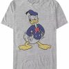 * Fifth Sun Men'S Vintage Donald Short Sleeve T-Shirt Heather Gray Wholesale