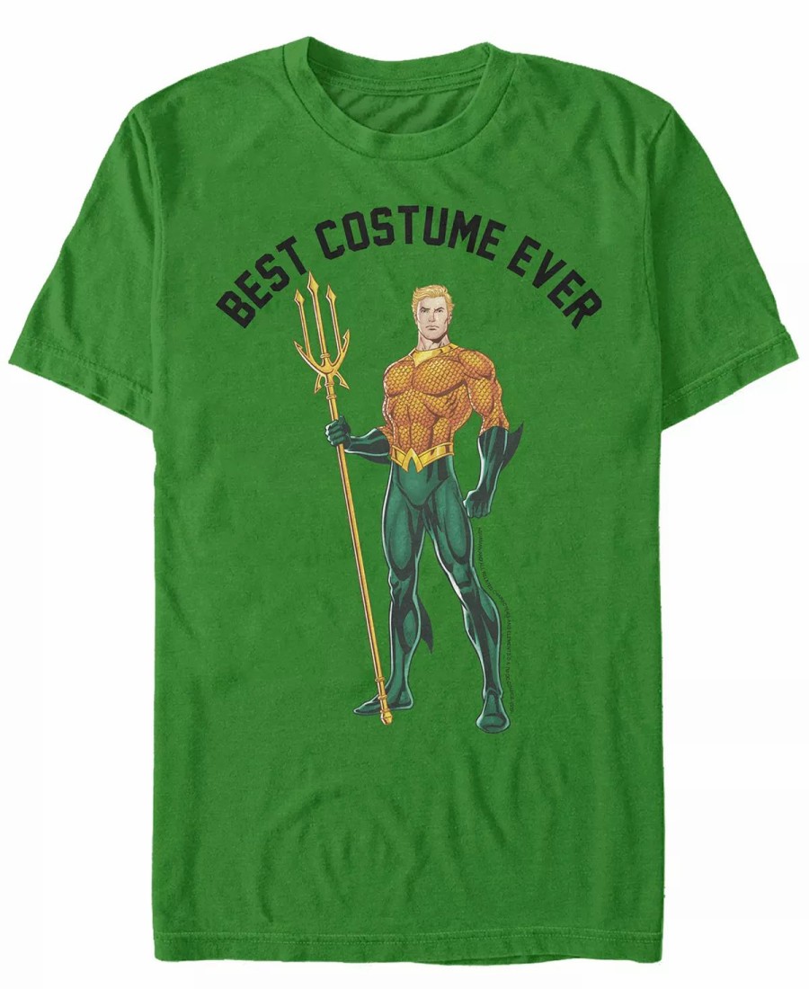 * Fifth Sun Dc Men'S Aquaman Best Costume Ever Short Sleeve T-Shirt Emerald Clearance