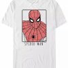 * Fifth Sun Marvel Men'S Spider-Man Painted Spider-Man Portrait Short Sleeve T-Shirt White Hot