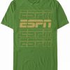 * Fifth Sun Men'S Stroke Stack Espn Short Sleeve Crew T-Shirt Kelly New