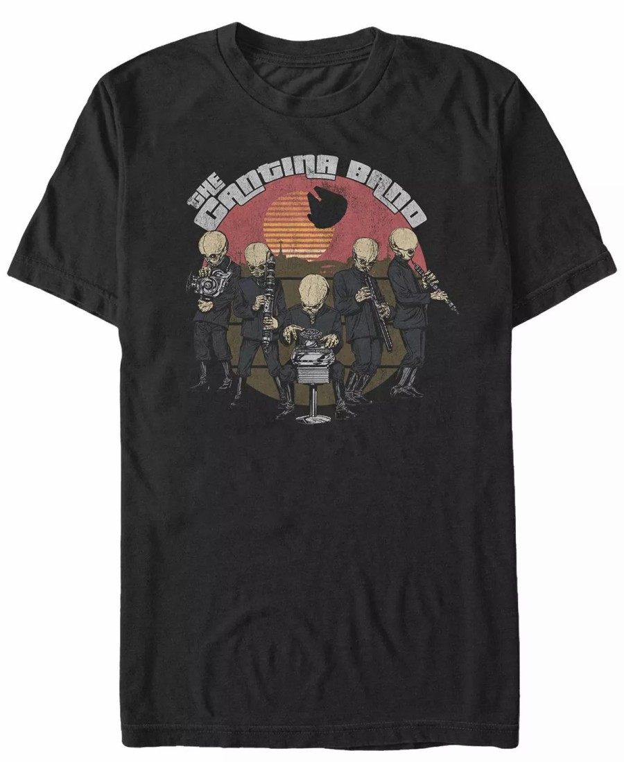 * Fifth Sun Men'S Cantina Band Short Sleeve Crew T-Shirt Black Wholesale