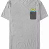 * Fifth Sun Men'S Alien Faux Pocket Short Sleeve Crew T-Shirt Wholesale