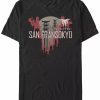 * Fifth Sun Men'S San Fransokyo Visit Short Sleeve Crew T-Shirt Black New