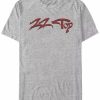 * Fifth Sun Zz Top Men'S Text Logo Short Sleeve T-Shirt Gray Best