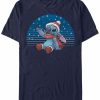 * Fifth Sun Men'S Snowing Stitch Short Sleeve T-Shirt Navy Clearance