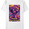 * Fifth Sun Men'S Marvel Likeness Thor Movie 4 Poster Short Sleeve T-Shirt White Best