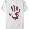 * Fifth Sun Men'S Bloody Hand Short Sleeve Crew T-Shirt White Best