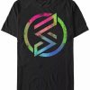 * Fifth Sun Marvel Men'S Marvel Rising Secret Warriors Rainbow Emblem, Short Sleeve T-Shirt Black Clearance