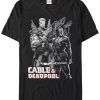 * Fifth Sun Marvel Men'S Comic Collection Cable Deadpool Short Sleeve T-Shirt Black Online